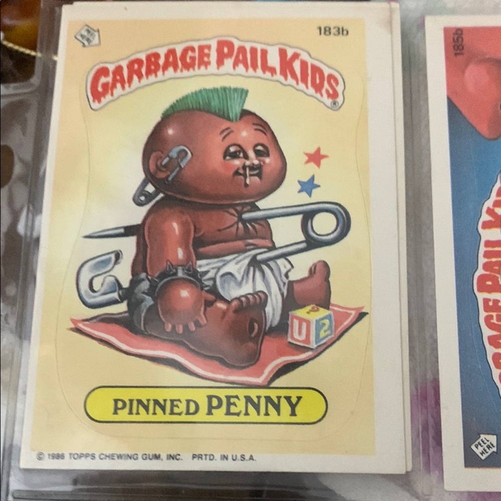 Garbage Pail Kids Trading Cards  pinned penny